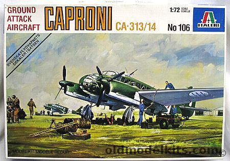 Italeri 1/72 Caproni CA-313 or CA-314 - Italian/Swedish/French Air Forces, 106 plastic model kit